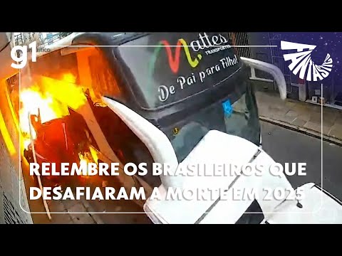 Fantástico: Relembre brasileiros que desafiaram a morte em 2025