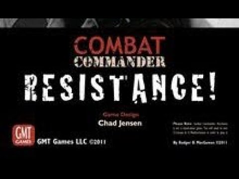 Resistance! Combat Commander Module GMT Games a Chad Jensen Design