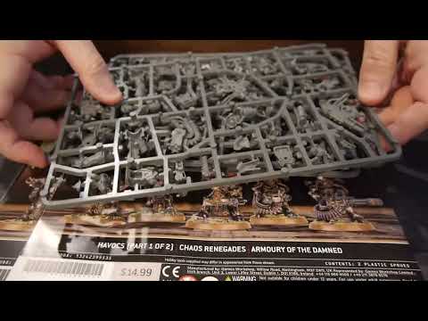 Warhammer 40000 Combat Patrol 35 and 36 features Chaos Space Marine Havocs!