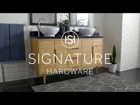 Signature Hardware: Bivins Bathroom Vanity