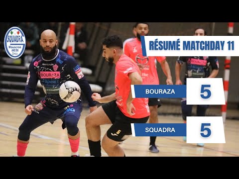 BOURAZA FT BRUSSELS 5 - 5 SQUADRA MOUSCRON - Résumé 11ᵉ journée - D2 Futsal Belge 24/25