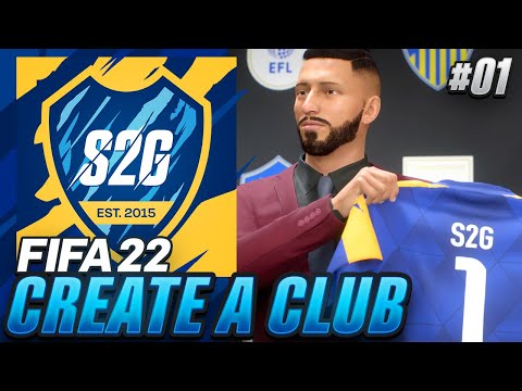 FIFA 22 CREATE A CLUB Career Mode EP1 - S2G FC IS HERE!!! OUR FIRST SIGNING!!! 😍