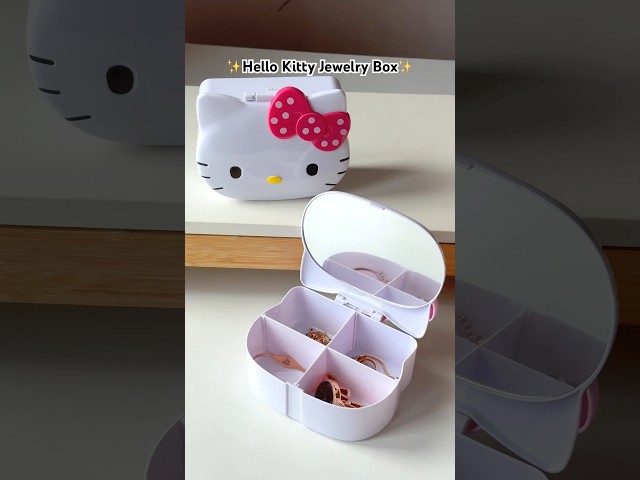Vídeo relacionado con Hello Kitty Sanrio Joyero Musical Niña Adolescente Anime Joyero Organizador Caja Decorativa Bonita con Figura Giratoria Kawaii Regalo para Niñas (Rosa