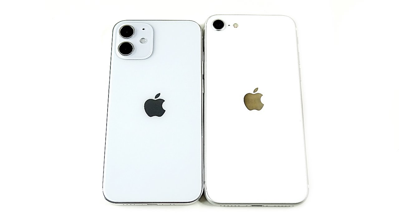 iPhone 12 Mini Size vs iPhone SE 2020