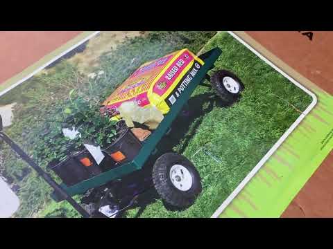 Harbor freight steel mash wagon assembly