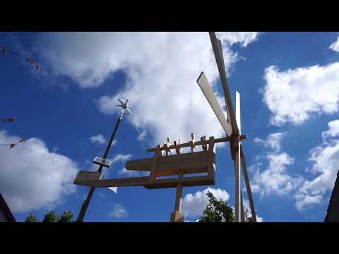 Nördlichster Klapotetz - Bau und Betrieb