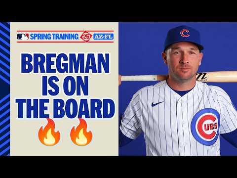 Alex Bregman hits his FIRST home run as a Cub!