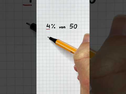 Prozentrechnung kann so einfach sein🤯