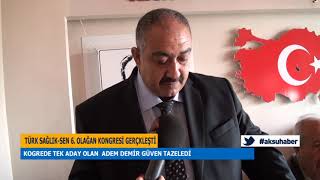 Türk Sağlık-Sen 6. Olağan Kongresi Gerçkleşti