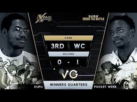 XCS FGC Finals BB:CTB -  iamgrashi Vs.  Pocket Weeb - BlazBlue: Cross Tag Battle Winners Quarters
