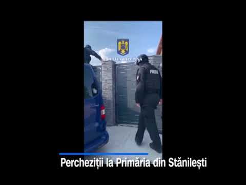 Perchezitii la Primaria Stanilesti