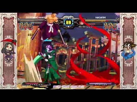 "Best Bout Replays" GGXXACPR -  CCCCOMBO MAKER vs HAGAISHI #2  (1080p HD 60fps)
