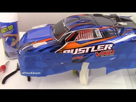 How To Plasti Dip Your RC Car (Traxxas Rustler VXL)