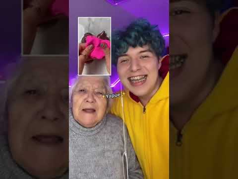 GUESS THE COLOR CHALLENGE 👵🏻 WITH MY GRANDMA 🎁 #Shorts