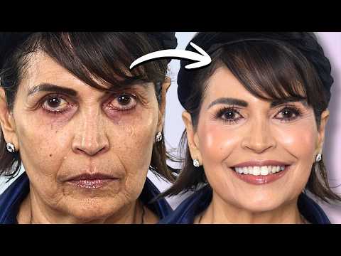 How To Cover DARK CIRCLES & STOP Concealer From CREASING In Wrinkles