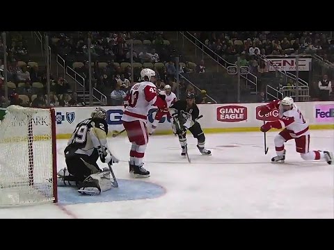 Tatar/Datsyuk Goals @ Pit - 9/22/14 (Preseason)