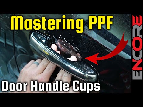How To PPF Door Handle Cup Protectors - Paint Protection Film Installation