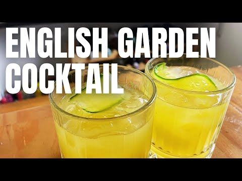 HOW TO MAKE AN ENGLISH GARDEN COCKTAIL