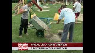 preview picture of video 'Voluntarii au renovat Parcul Greweln - NovaTv Mediaş'