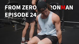 Zero To Ironman: EP 24 - 8 WEEKS OUT - Weekly Training Vlog including a Half Marathon