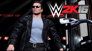 WWE 2K16 Arnold "The Terminator" Schwarzenegger Standalone DLC Trailer