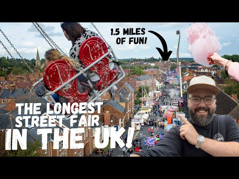 I Visited the Longest Street Fair in the UK! 🎡