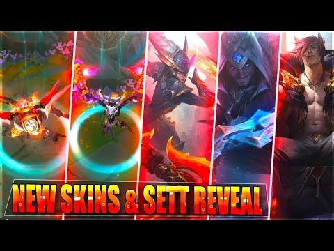 MECHA KINGDOMS & MORE SKINS PREVIEW & SETT REVEAL - League of Legends