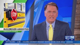 Greenup County bus driver arrested