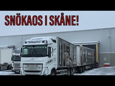 Day #8 | Snökaos i Skåne! Häng med på mina körningar :)