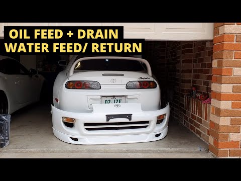 TURBO lines COMPLETE 2JZ-GE OIL + WATER FEED/RETURN (NA-T SUPRA BUILD SERIES) Ep.3