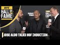 Jose Aldo reflects on his greatest UFC moments during Hall of Fame induction | ESPN MMA