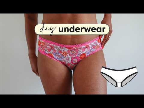 DIY Underwear + Sewing Pattern | How to Sew Easy Panties Knicker Tutorial 🌹