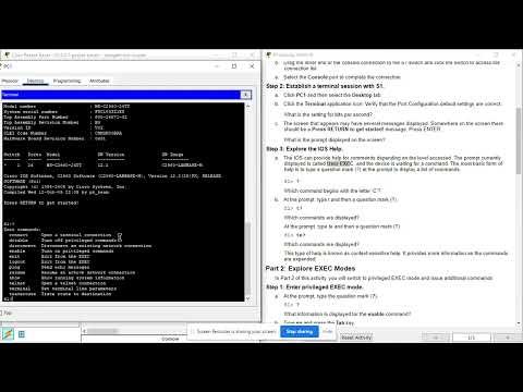 2.3.7 تمرين باكت تريسر لكورس سي.سي.إن إية
