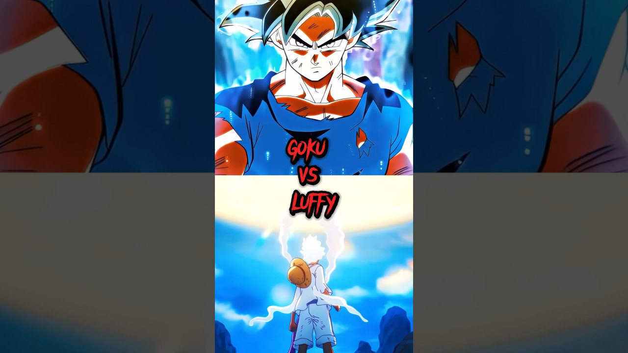 Goku Ultra Instinct vs Luffy Gear 5 who is stronger #shorts #goku #luffy #anime #onepiece