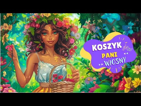 Piosenka o wiośnie | Koszyk Pani Wiosny | Piosenki dla dzieci | Przyszła Pani Wiosna