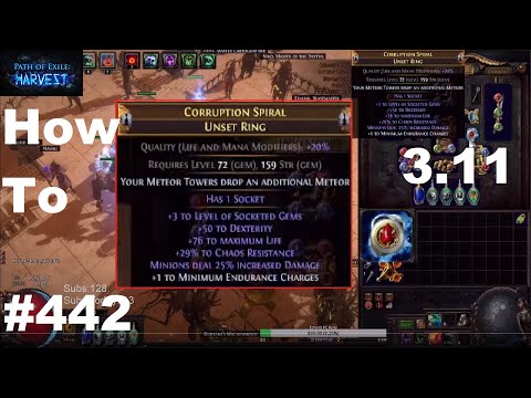 How To Craft My Ring (Redeemer, Minion Damage, +3, Life, Chaos, Dexterity) - 442