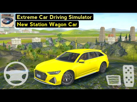 Extreme Car Driving Simulator New station wagon Car Driving Offroad Map 2021 - Android Gameplay