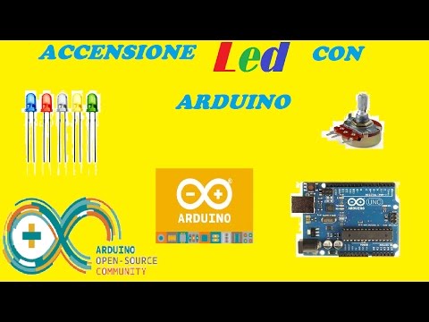 come accendere un led con arduino