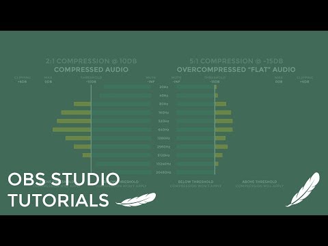 Using Audio Compression and Ducking - OBS Studio Tutorials - Get Creative