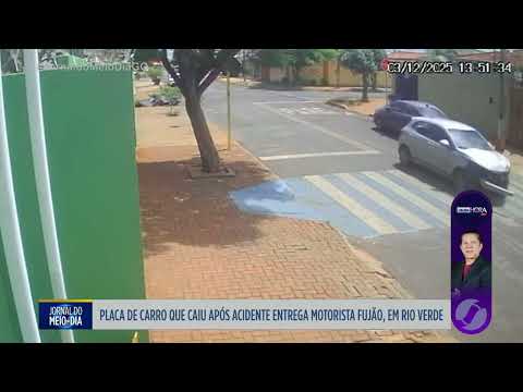 Motorista sem CNH atropela motociclista e foge em Rio Verde