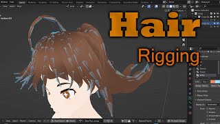 BLENDER 3.2.2  Anime Hair Rigging