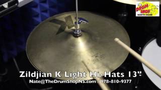 Video thumbnail for Zildjian K Light Hi-Hats 13" - The Drum Shop North Shore by Nate Morrison Drums