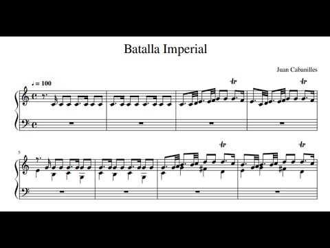 Juan Bautista Cabanilles- Batalla Imperal, WSC.107 (1695)