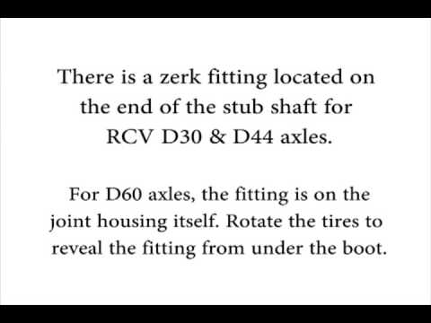 RCV Performance Axles - How To: Greasing Your RCV Axles