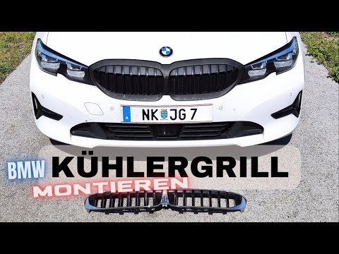 BMW 3er G20 & G21 Kühlergrill DIY Nieren Grill richtig montieren Anleitung Tutorial Anleitungsvideo