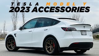 My 2023 accessories for Tesla Model Y #tesla