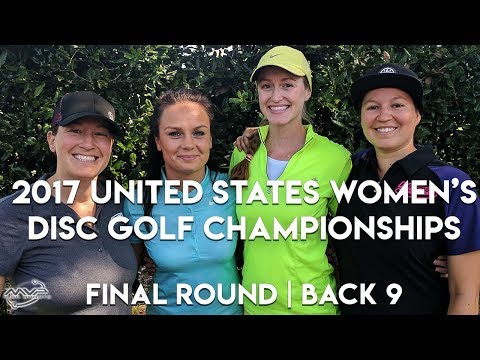 2017 US Women's Disc Golf Championships - Final Round | Final 9 - Fajkus, Jenkins, Tattar, Finley