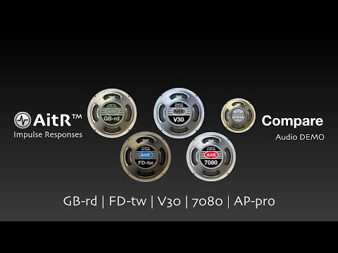 AitR™ IR Comparison - AUDIO DEMO (Impulse Responses for Guitar Amp Modelers + FRFR)