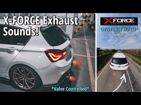 BMW M140i XFORCE Exhaust System Review || *LOUD* Revs + Burbles || Valved Varex Catback #xforce