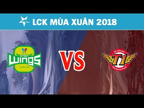 Highlights: JAG vs SKT | Jin Air Green Wings vs SK Telecom T1 | LCK Mùa Xuân 2018